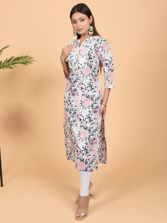 Jaipuri Print Pure Cotton Kurti